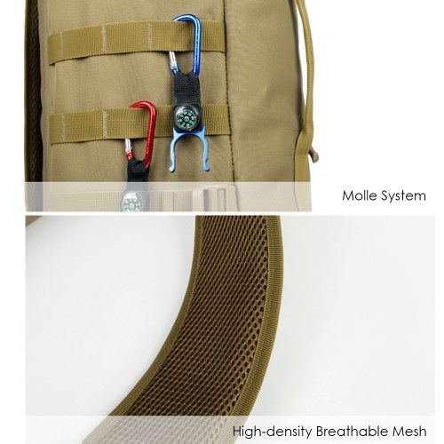 

Outdoor Multi-functional Shoulders Backpack Oxford Cloth Slanting Knapsack Handbag Camouflage Single Shoulder Bag