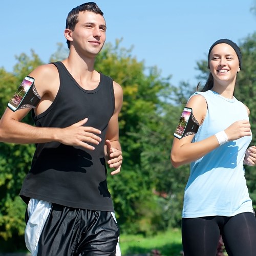 

Multifunctional Outdoor Sports Running Arm Bag Touch Screen Fingerprint Unlocking Breathable Mobile Phone Arm Band