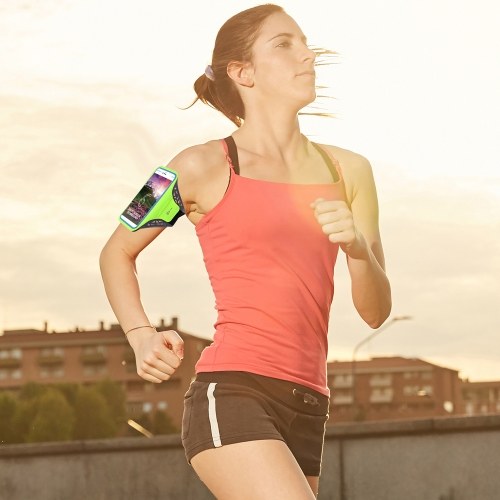 

Multifunctional Outdoor Sports Running Arm Bag Touch Screen Fingerprint Unlocking Breathable Mobile Phone Arm Band