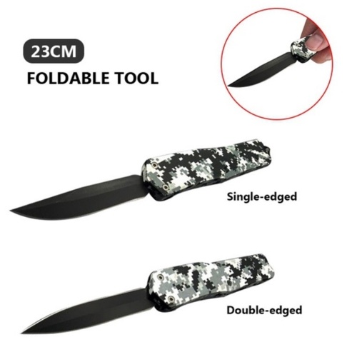 

Newest Arrival Automatic Push Instant Pop-Up Tactics Spring Blade Assist Army Hunting Camping Outdoor Portable Survival Tool