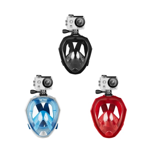 Full Face Detachable Dry Snorkeling Diving Mask