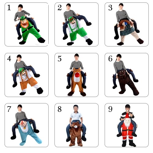 

Funny Stuffed Carry Back Ride on Mascot Pants Costumes
