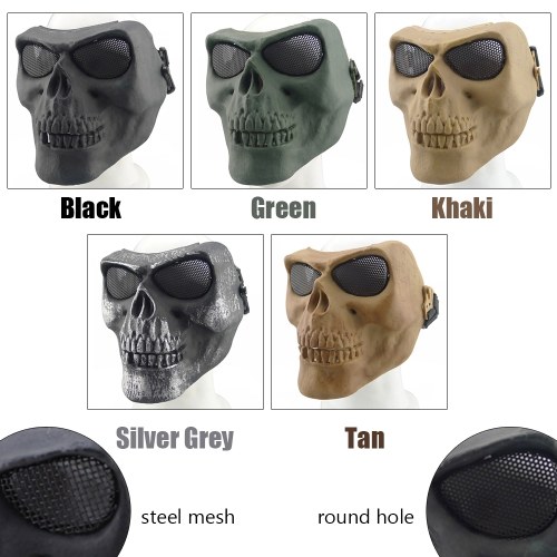 

MA-22 Creative Horrible Cosplay Outdoor Halloween Half Full Face Protective Safety Mask Prop