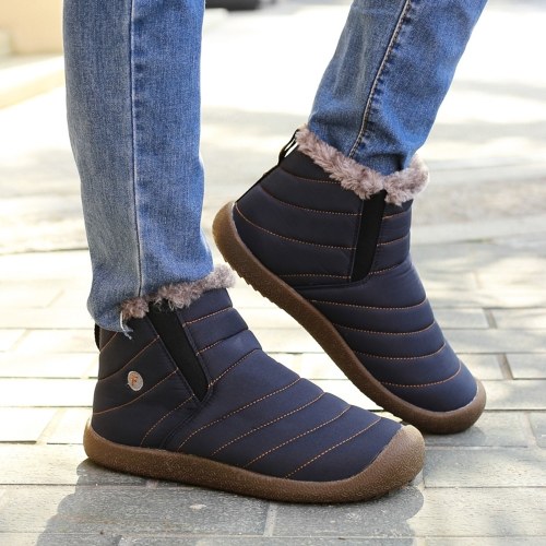 

Outdoor Water-resistant Non-slip Snow Boots Slip-on Winter Warm Shoes