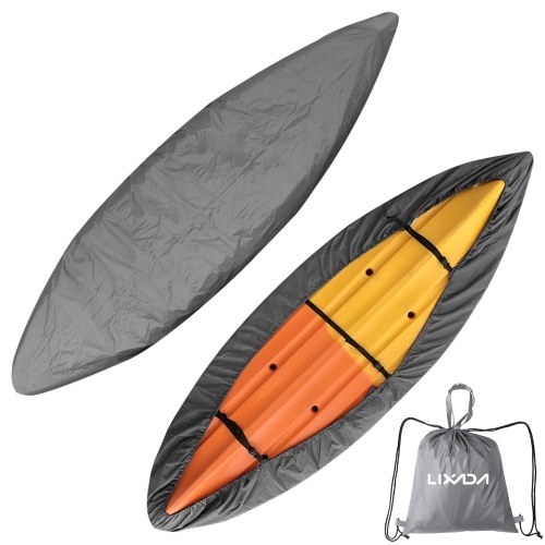 

Lixada Universal Kayak Canoe Boat Cover with Storage Bag Waterproof Dust Cover Storage Cover Shield