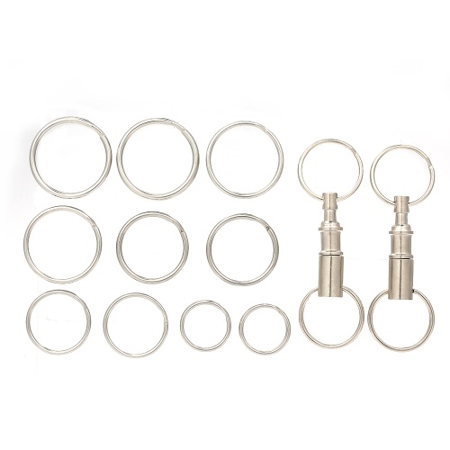 Quick Release Pull-Apart Key Removable Handy Keyring Detachable Keychain Accessory