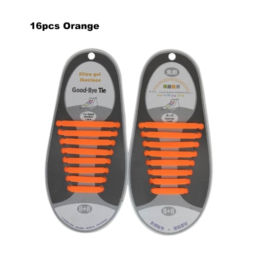 

No Tie Shoelaces Waterproof Elastic Silicone Tieless Shoe Lace