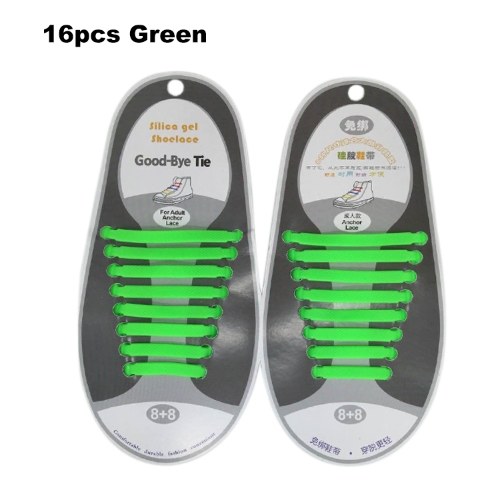 

No Tie Shoelaces Waterproof Elastic Silicone Tieless Shoe Lace
