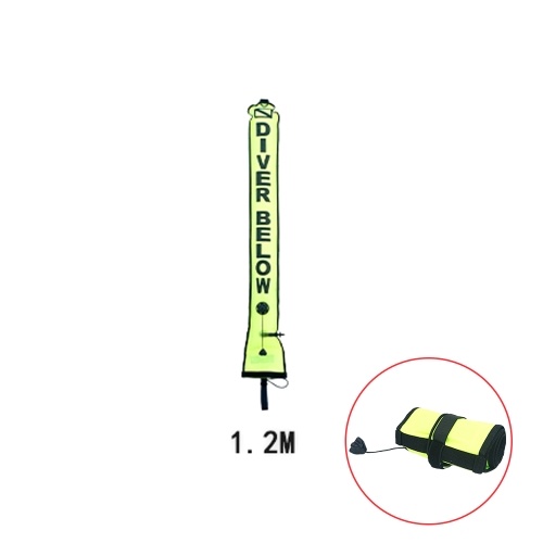 

1.2M 1.5M 1.8M Красочные Видимые Надувные Сигнальные Трубки Дайвинг Поверхности Сигнала Маркер Буй
