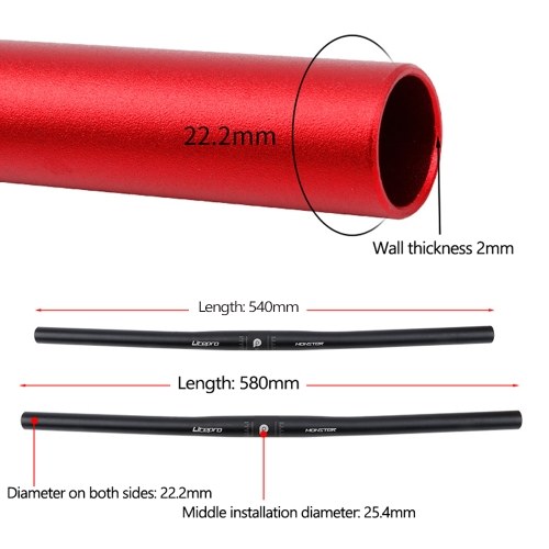 

Litepro Spirit Road Bicycle Flat Bar Handlebar 25.4*580mm