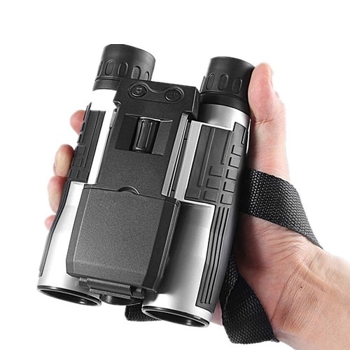 

12X32 Outdoor Binocular with 2 Inch LCD Screen Video Photo Recorder Telescope for Camping Hiking Bird Watching Football Game Concert