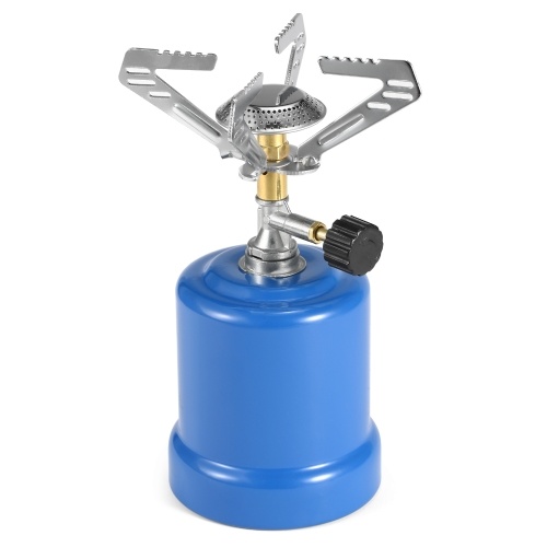 

Portable Camping Stove Gas Tank Stove Propane Camp Stove with Adjustable Burner for Outdoor