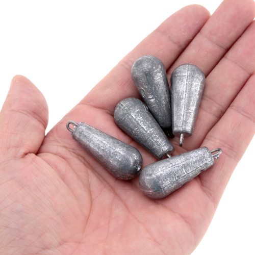 

5Pcs 20g / 50g Lead Fishing Weight Sinkers Fishing Tackle Accessory