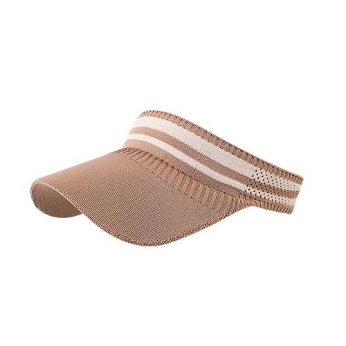 

Women Sport Sun Visor Hat Elastic Adjustable UV-Protection Wide Brim Sun Cap for Golf Tennis Running