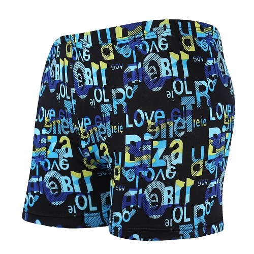 

Quick Dry Men's Swimming Trunks Sport Underwear Drawstring Boxer Briefs Summer Breathable Elastic Underpants Underdrawers Swimsuit Bottom