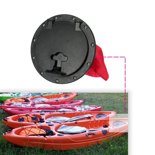 Placa de cubierta de diámetro externo de 25cm con bolsa de almacenamiento cubierta Kit para bote Kayak