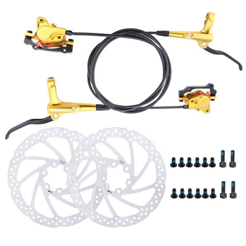 

MEROCA Bike Oil Disc Brake MTB Hydraulic Disc Brake Kit Front Rear Bicycle Brake Calipers Clamps for Mountain Bike