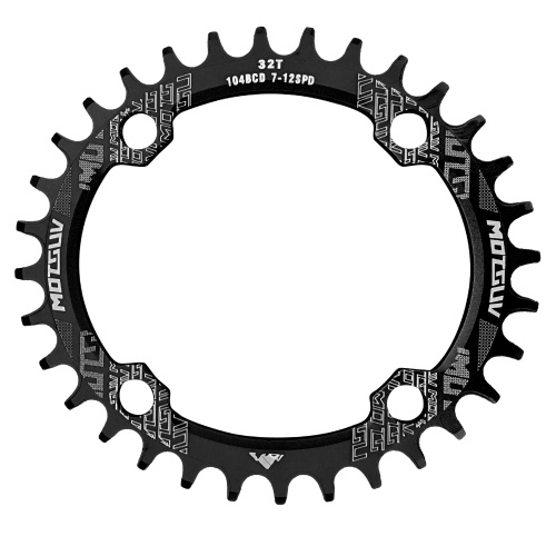 

32T/34T/36T/38T Bike Chainring 104mm BCD 4-bolt Bicycle Crank Ring Compatible with 7/8/9/10/11 Speed