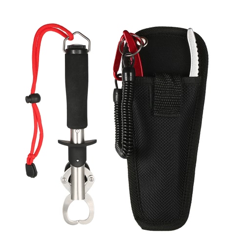 Lixada Multifunctional Fishing Plier Stainless Steel Carp Fishing Accessories Fishing Tackle Cut Line Cutter Scissors