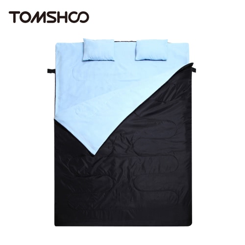 

TOMSHOO 86"x60" Double Sleeping Bag--Thick