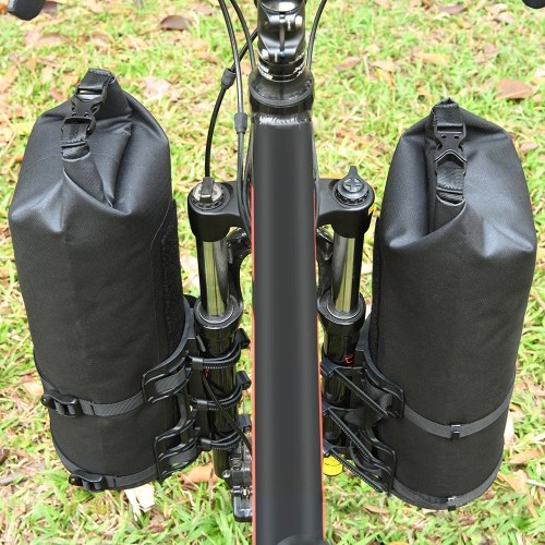 3L/7L Bike Fork Bag Waterproof Roll Top Dry Bag Bicycle Fork Bag Cycling Pack Bike Pannier