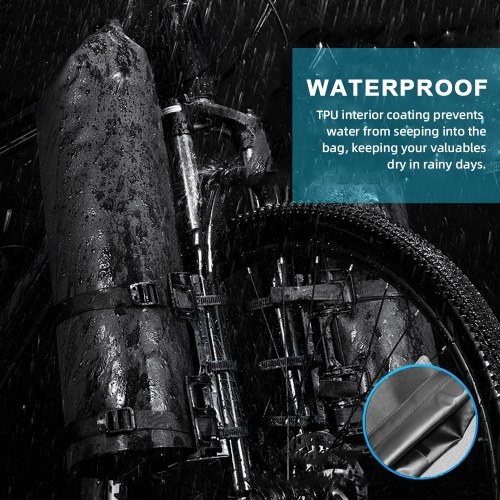3L/7L Bike Fork Bag Waterproof Roll Top Dry Bag Bicycle Fork Bag Cycling Pack Bike Pannier