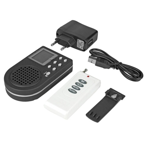 Simulated Chirping Bird Outdoor Bird Chirping Amplifier with Wireless Remote 110 Animal Sounds MP3 Speaker 
