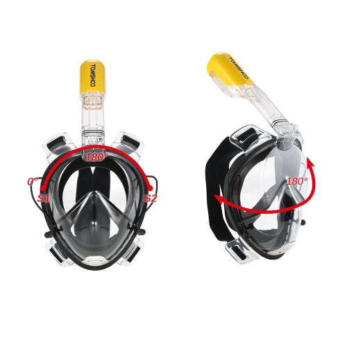 

TOMSHOO Взрослый Мужской плавание Дайвинг Snorkel Mask с действием Гоповый гора