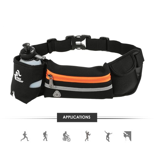 

Free Knight Lightweight Men Women Waist Pack Outdoor Sports Cycling Fanny Pack Travel Marathon Running Belt Water Bottle Carrier Bag Pouch