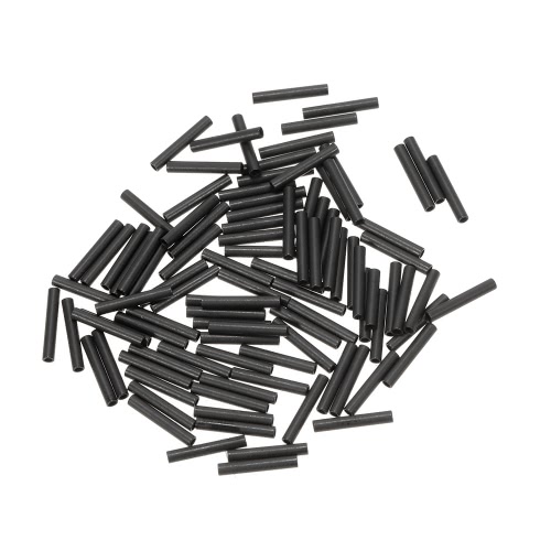 

100pcs/lot Fishing Line Tube Wire Clip Tube Fishing Wire Sleeve Copper Barrel Crimp Sleeves Fishing Tackle Accessories 1.0mm/1.2mm/1.4mm