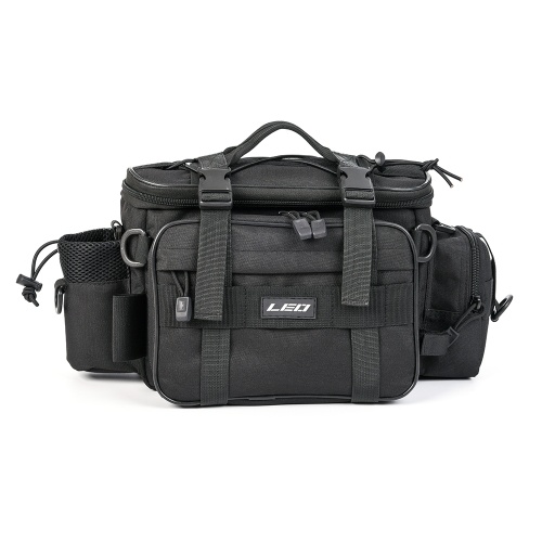 Multifunctional Fishing Tackle Bag Outdoor Sports Single Shoulder Bag Crossbody Bag Waist Pack Fishing Lures Tackle Gear Utility Storage Bag with 2 Fishing Tackle Box Utility Case