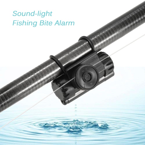 

Lixada Fishing Alarm Professional Fishing Alerts Bite Alarm Audio and Visual Alerts for Fishing Rod Fish Line Tackle Tool