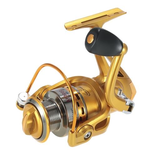 

6BB Ball Bearings Spinning Fishing Reel 5.5:1 Fishing Reel Metal Spool Fishing Reels with Left/Right Interchangeable Collapsible Handle