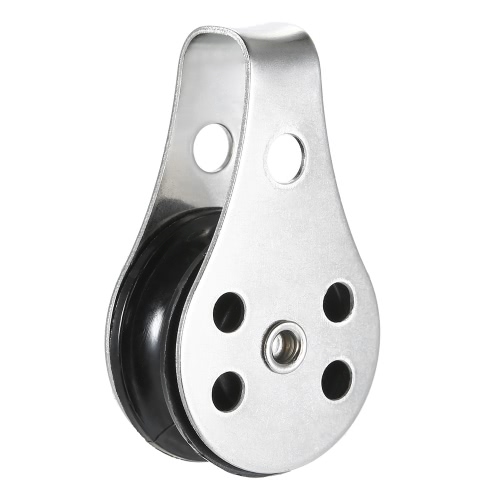 2PCS Stainless Steel Pulley Blocks for Kayak Canoe Boat Anchor Trolley Kit
