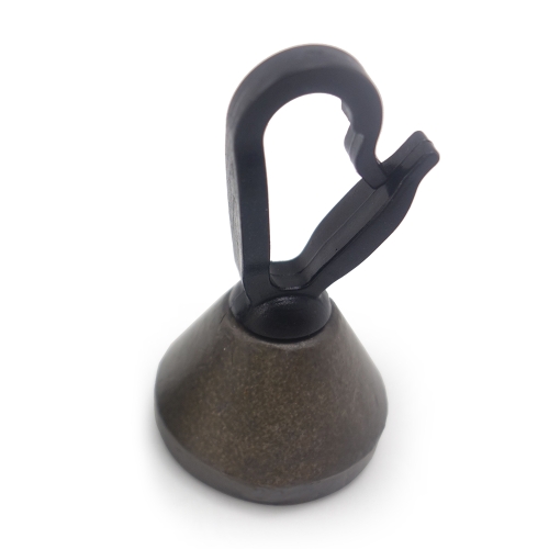 

10PCS 1.5oz Рыбалка Назад Свинец Вес Drop Clip Соляные аксессуары