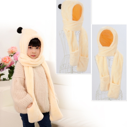 

Родительский стиль Осенняя и зимняя коллекция Cute Extra Thick and Long Comfortable Warm Female Neck Scarf Hat Gloves Three Pieces