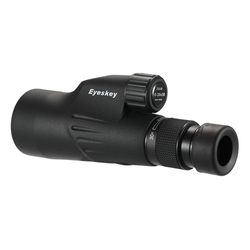 

Eyeskey 10-30x50 Zoom Монокуляр Мощный многослойный BAK4 Prism Водонепроницаемый монокулярный телескоп Spotting Scope для наружного спорта Пешие прогулки Рюкзак Осмотр достопримечательностей Наблюдение за птицами Концерты
