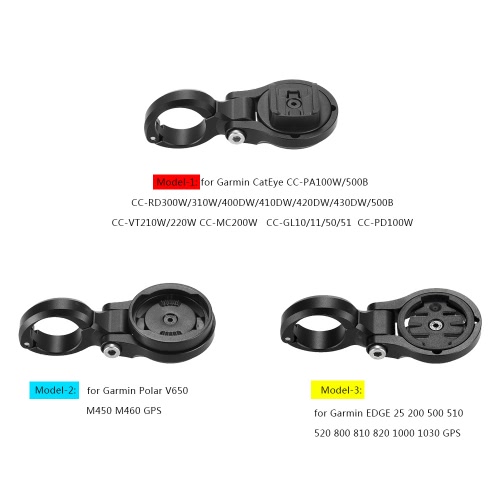 

22.2mm TT/Aero Handlebar Mount Stem Mount for Garmin Edge Polar CatEye Computer