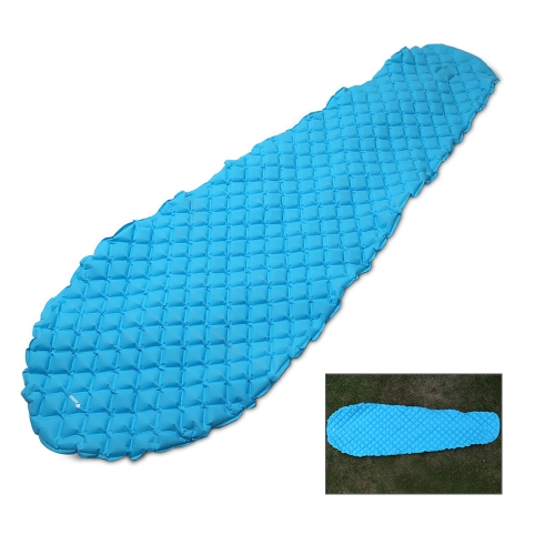 

Outdoor Inflating Sleeping Pad Cushion Mattress Rectangle Backpacking Camping Travel Air Support Cell Inflatable Sleeping Pad