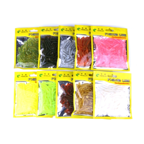 

50PCS Мягкая приманка T-Хвост Рыба Мягкие приманки Мягкие приманки Искусственные черные рыбы Полосатый бас Рыбалка Зубчатые снасти Спиннинг Инструменты