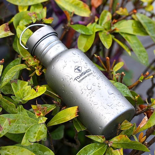 

TOMSHOO 550ml Full Titanium Water Bottle