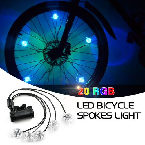 Bike Wheel Light String Ultra Bright Led Bicycle Tire Light Cycling Rim Lights Led Wheel Spoke Light String Strip Lamp