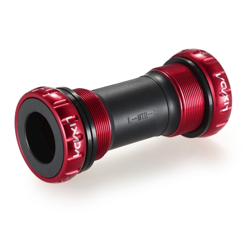 Lixada MTB Mountain Bike Bicycle Cycling  Thread Type Bottom Bracket Aluminum Alloy 68mm/73mm BB Crank Set Bearing Axis Parts