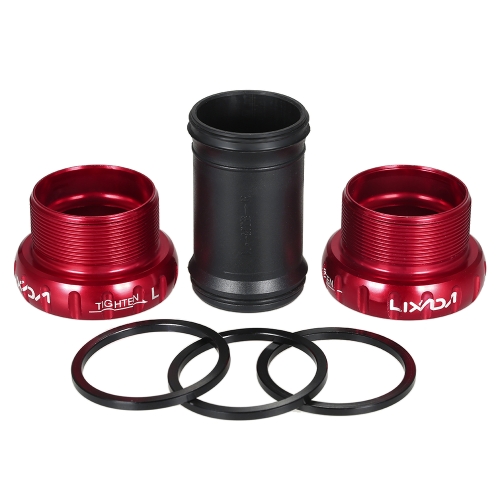 

Lixada MTB Mountain Bike Bicycle Cycling Thread Type Bottom Bracket Aluminum Alloy 68mm/73mm BB Crank Set Bearing Axis Parts