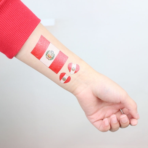 

Football Fan National Flag Sticker for 2018 FIFA World Cup