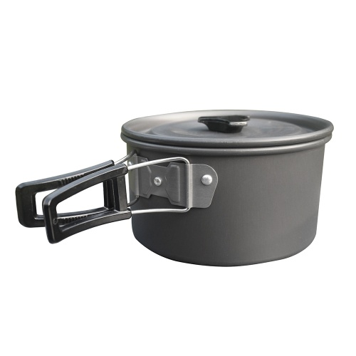 

3 Piece Pot Pan Kettle Set Outdoor Backpacking Cooking Picnic Camping Cookware Kit