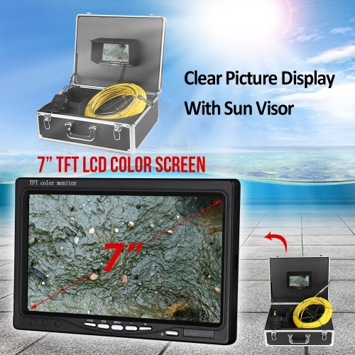 

Lixada 50M Drain Pipe Sewer Inspection Camera