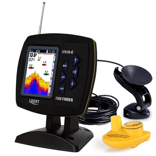 

LUCKY FF918-C100DS Color Screen Wired & Wireless Fish Finder