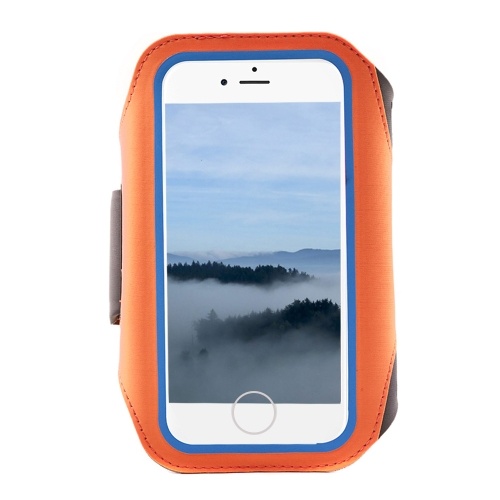 Multifuncional Deportes al aire libre Running Arm Bag Touch Screen Fingerprint Desbloqueo Banda de brazo del teléfono móvil transpirable