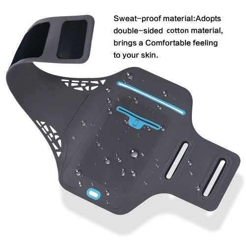 

Multifunctional Outdoor Sports Running Arm Bag Touch Screen Fingerprint Unlocking Breathable Mobile Phone Arm Band